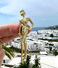 Load image into Gallery viewer, Vintage 80s Fashion Girl Pin - Fashion is my passion! Strike a pose! Lets vogue!!