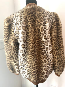 Awesome 80s Leopard Teddy Bear Bomber Jacket by Lilli Ann curated vintage by MySoulRepair