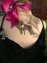 Load image into Gallery viewer, ALEXIS BITTAR Crystal Lucite Jelly Belly French POODLE Runway Statement Necklace