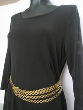Load image into Gallery viewer, 90s Glam Golden Chain Bling Belt