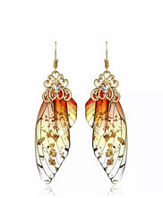 Load image into Gallery viewer, MySoulRepair Butterfly Fairy Lucite Dangle Earrings