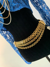 Load image into Gallery viewer, 90s Glam Golden Chain Bling Belt
