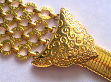 Load image into Gallery viewer, 90s Glam Golden Chain Bling Belt