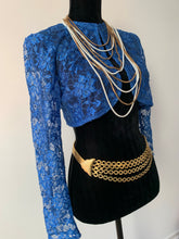 Load image into Gallery viewer, 90s Glam Golden Chain Bling Belt