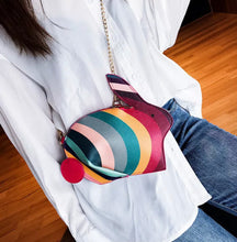 Load image into Gallery viewer, Rainbow Bunny Rabbit Cross Body Bag Handbag Purse