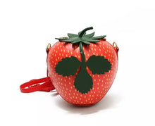 Load image into Gallery viewer, Adorable Apple or Strawberry Crossbody Purse, Fruity Statement Handbag