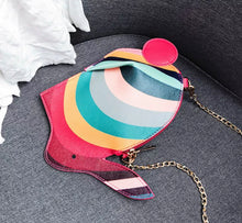 Load image into Gallery viewer, Rainbow Bunny Rabbit Cross Body Bag Handbag Purse