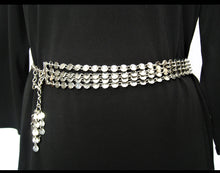 Load image into Gallery viewer, Awesome 80s Silver Bling Belt or Necklace