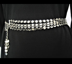 Awesome 80s Silver Bling Belt or Necklace