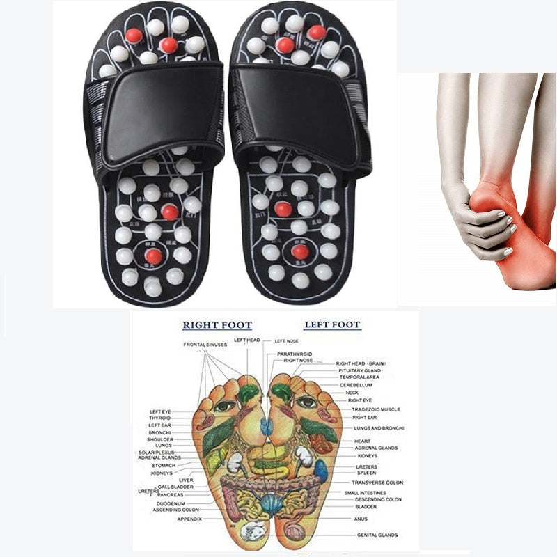 New Foot Massage Slippers, Acupuncture Therapy Massager Shoes – MySoulRepair